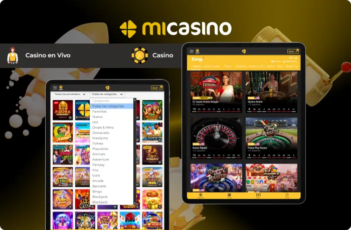 Juegos de casino MiCasino Chile