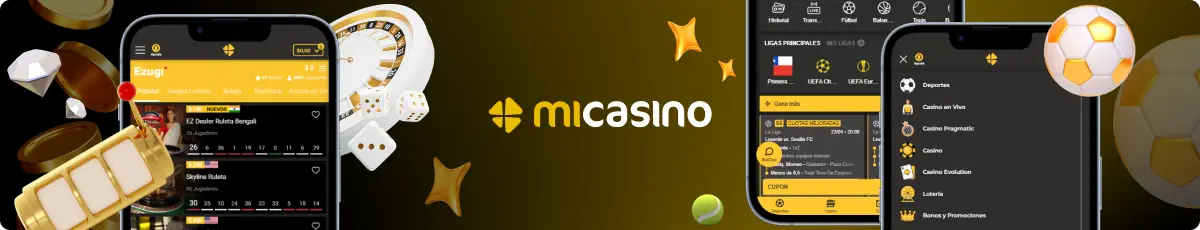 Aplicación MiCasino para jugadores de Chile