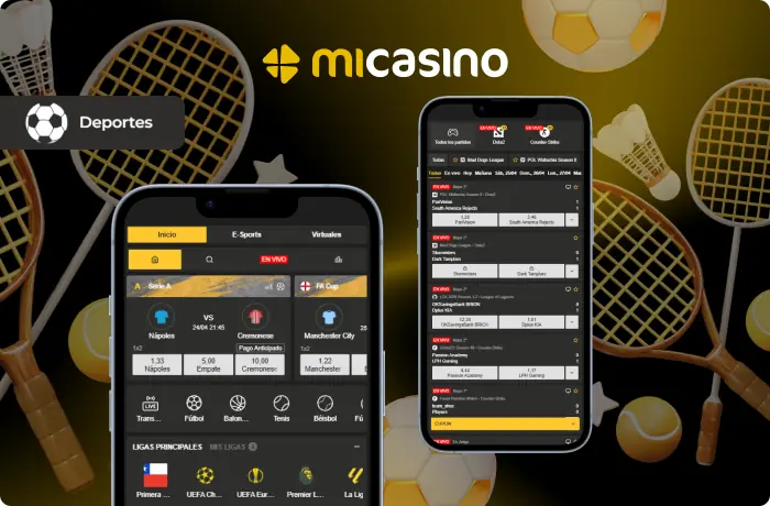 Apuestas deportivas en MiCasino Chile